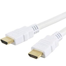 Techly Cavo HDMI High Speed con Ethernet A/A M/M 5 m Bianco