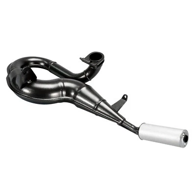 MF0376 Polini Marmitta Racing Échappement Vespa PX 200 Arcobaleno Grigio/Noir - Photo 1/2