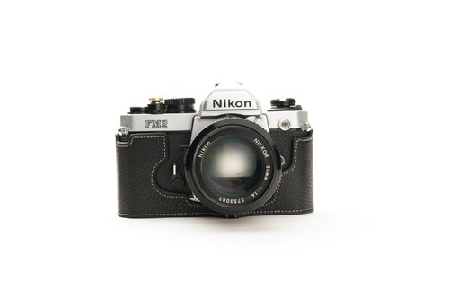 Genuine Real Leather Camera Case Bag Cover for Nikon FM2 FM FM2n FE FE2 - Picture 11 of 59