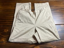 Alfred Dunner Pants, Women's Size 12, Tan, Elastic Waist, Pull On