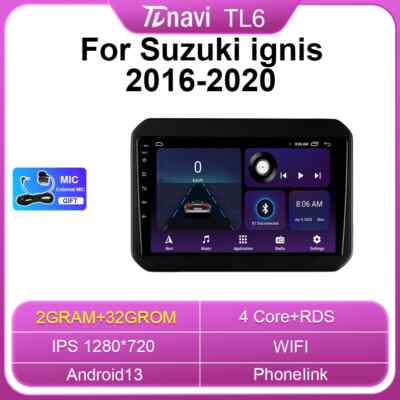For Suzuki Ignis 16-20 Multimedia Stereo Player GPS Navi Android Car Auto Radio