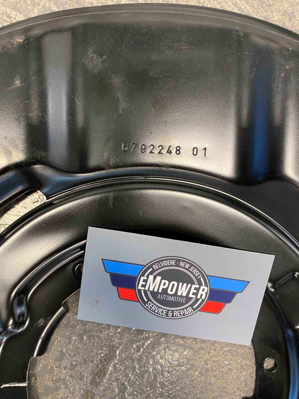 BMW Brake Protection Plate Rear Right 34216792248 | eBay 