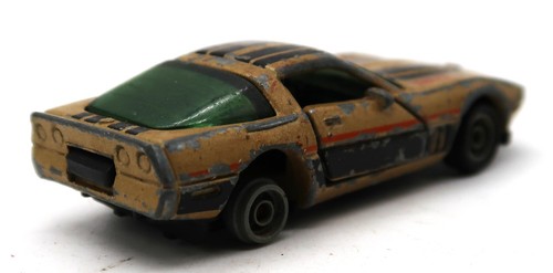 Vintage 1982 Gold Chevrolet Corvette Kidco Lock Ups No Key Macao - Picture 6 of 11