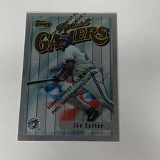 1996 Topps Finest Joe Carter #143  w/Coating Toronto Blue Jays HOF
