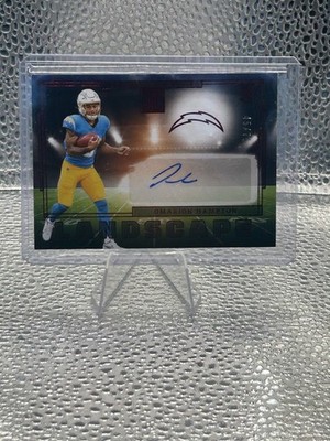 2025 Panini Impeccable - Rookie Landscape Omarion Hampton #RLA-OHN Red /75