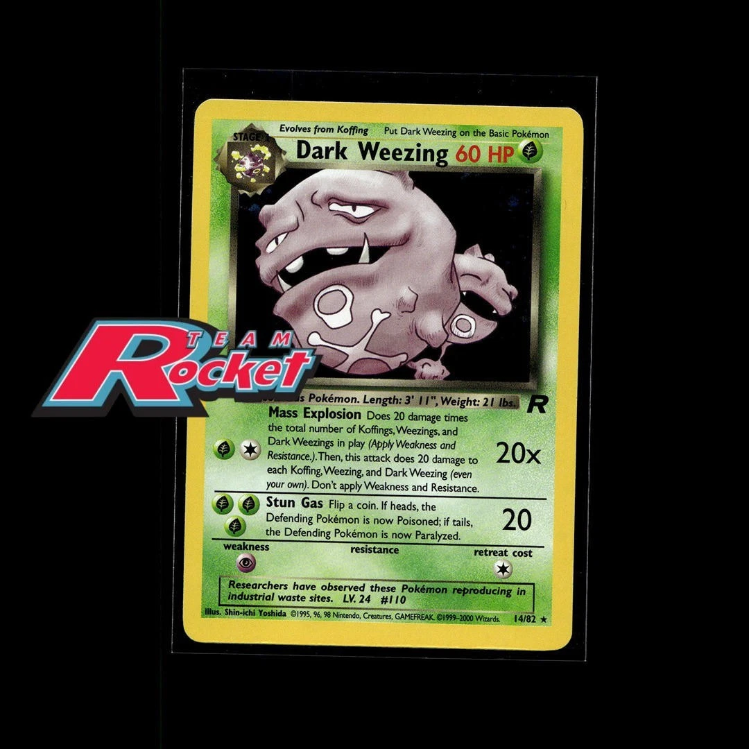 Dark Weezing Pokémon TCG Cards for sale | eBay