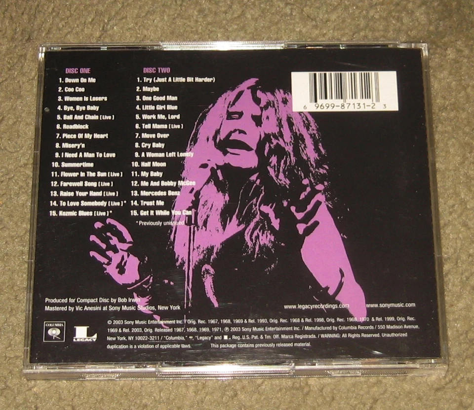 Janis Joplin - The Essential Janis Joplin (CD, 2003, 2 Discs, Columbia/Legacy) - Image 2 of 4