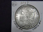 1887-P Morgan Dollar in choice B.U. condition # 6