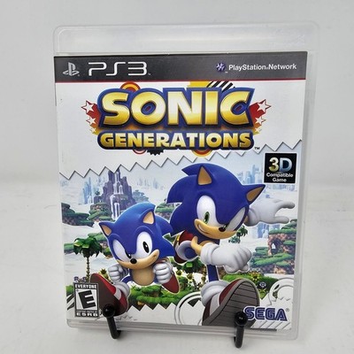 Sonic Generations PS3 Video Game 3D Compatible Multiplayer SEGA
