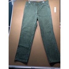 Vintage Levis 540 Orange Tab Green Jeans Mens 36x30 Relaxed Fit Made in USA 90s