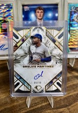 Topps Diamond Icons 2025 Orelvis Martinez Black Auto Rookie #AC-OM /10 Blue Jays