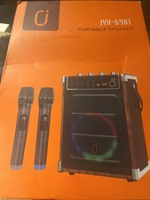 JYX-69BT Portable Speaker with 2 Wireless Microphones - NEW IN BOX