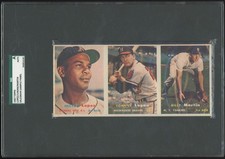 1957 Topps Salesman Sample Panel - with Billy Martin