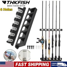 6 Holes Fishing Rod Rack Fishing Rod Holders Rod Rack Wall Mount Fishing Pole