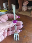 Etruscan by Gorham STERLING Silver Seafood Cocktail Three (3) Tine Fork 5 1/2" L