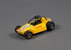 Vintage 1975 Hot Wheels Redline, Yellow Rock Buster, Hong Kong, 1/64