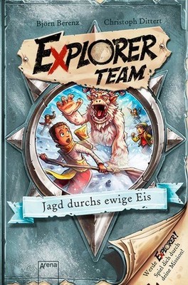 Explorer Team. Jagd durchs ewige Eis Geschichte voller Action, Rätsel, Codes zum