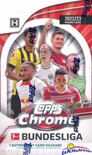 2022/23 Topps Chrome Bundesliga Soccer Factory Sealed HOBBY Box-CHROME AUTO!
