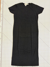 Talbots (Made in Italy) 100% Pure New Wool Gray Sweater Dress, Small