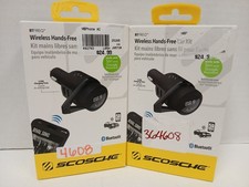 Set of 2 Scosche BTFREQ Wireless Hands-Free Car Kits BTFM5 