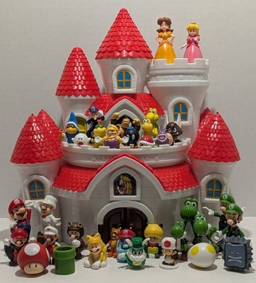 Mario Bros ~ 35 Piece Figure Lot ~ Cake Topper 1'' - 1.5'' ~ Yoshi Toad Peach DK