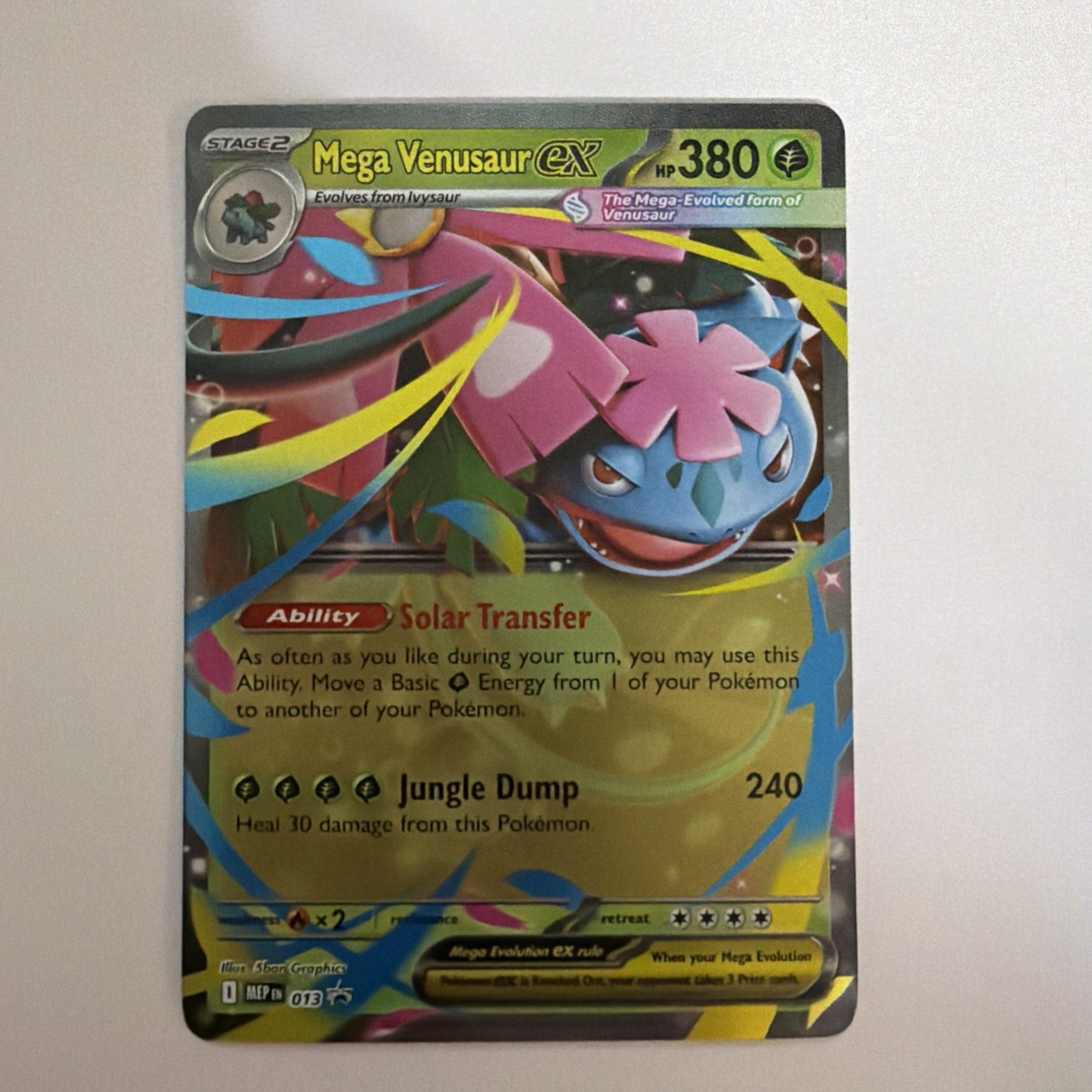 Mega Venusaur ex MEP 013 - Black Star Promo (Mega Evolution) Pokemon