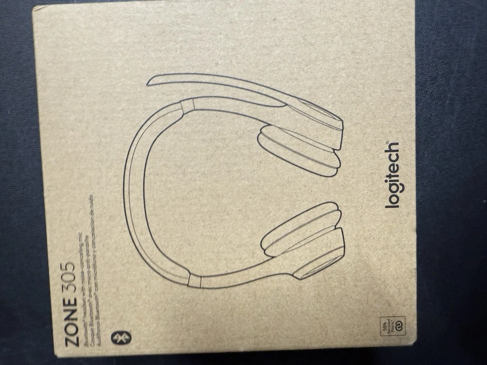 Logitech Zone 305 Wireless Bluetooth Headset with Noise-Canceling Microphone - Image 4 of 4