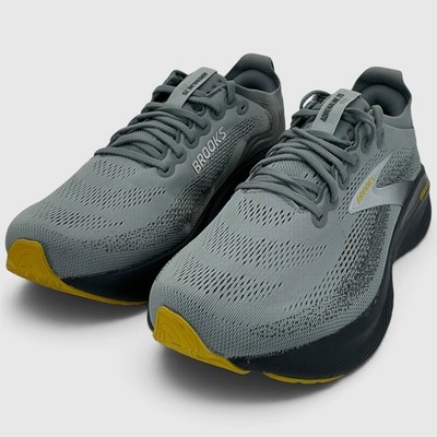 Brooks Adrenaline GTS 25 Men's Size 9.5 4E (X Wide) Primer Grey Running Shoes 