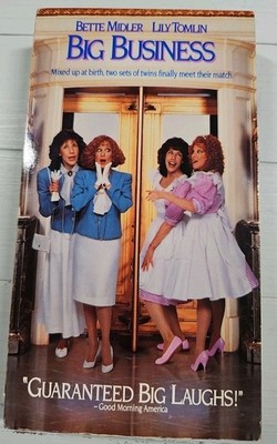 Touchstone BIG BUSINESS (VHS,1990) BETTE MIDLER LILY TOMLIN