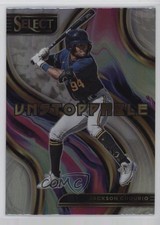 2023 Panini Select Unstoppable Silver Prizm Jackson Chourio #SU2 o7m