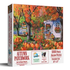 SunsOut Autumn Patchwork 1000 pc Jigsaw Puzzle
