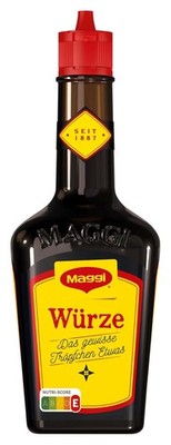 MAGGI Würze, für Suppen, Eintöpfe, Burger oder Wraps, würziger Geschmack, 1er