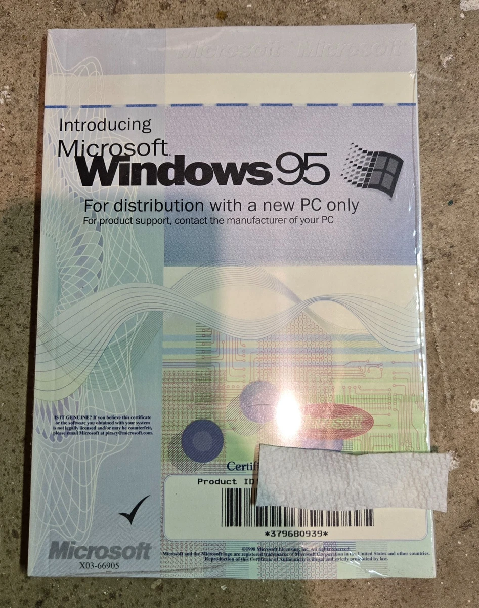 25+ Microsoft Windows 95 Software - English Version for sale