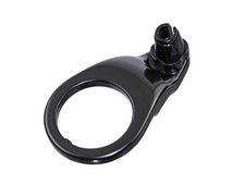 ALTALINE BICYCLE ALLOY THREADED FRONT CABLE HANGER 1-1/8 W/ ADJUSTER BLACK.