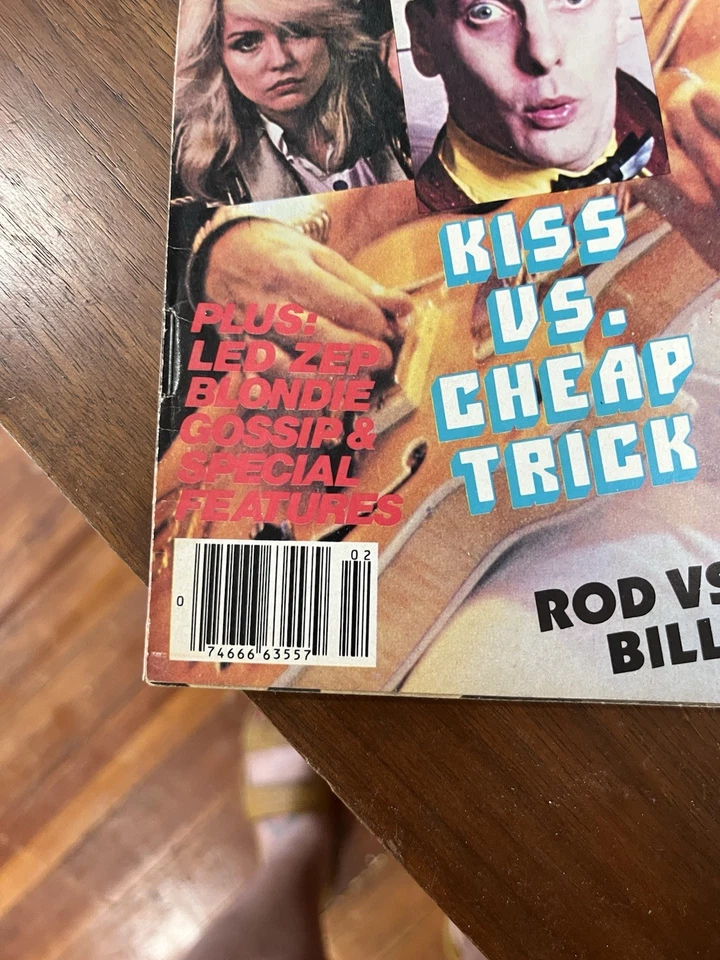 Super Rock Magazine Feb 1980 KISS, Cheap Trick Van Halen Led Zep Rod (RARE) Foto 4 de 4
