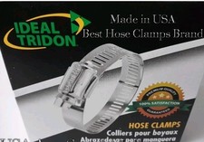 IDEAL-Tridon Hose Clamps, Abrazaderas Size 16(18 to 38 mm),Box of 10 Made in USA
