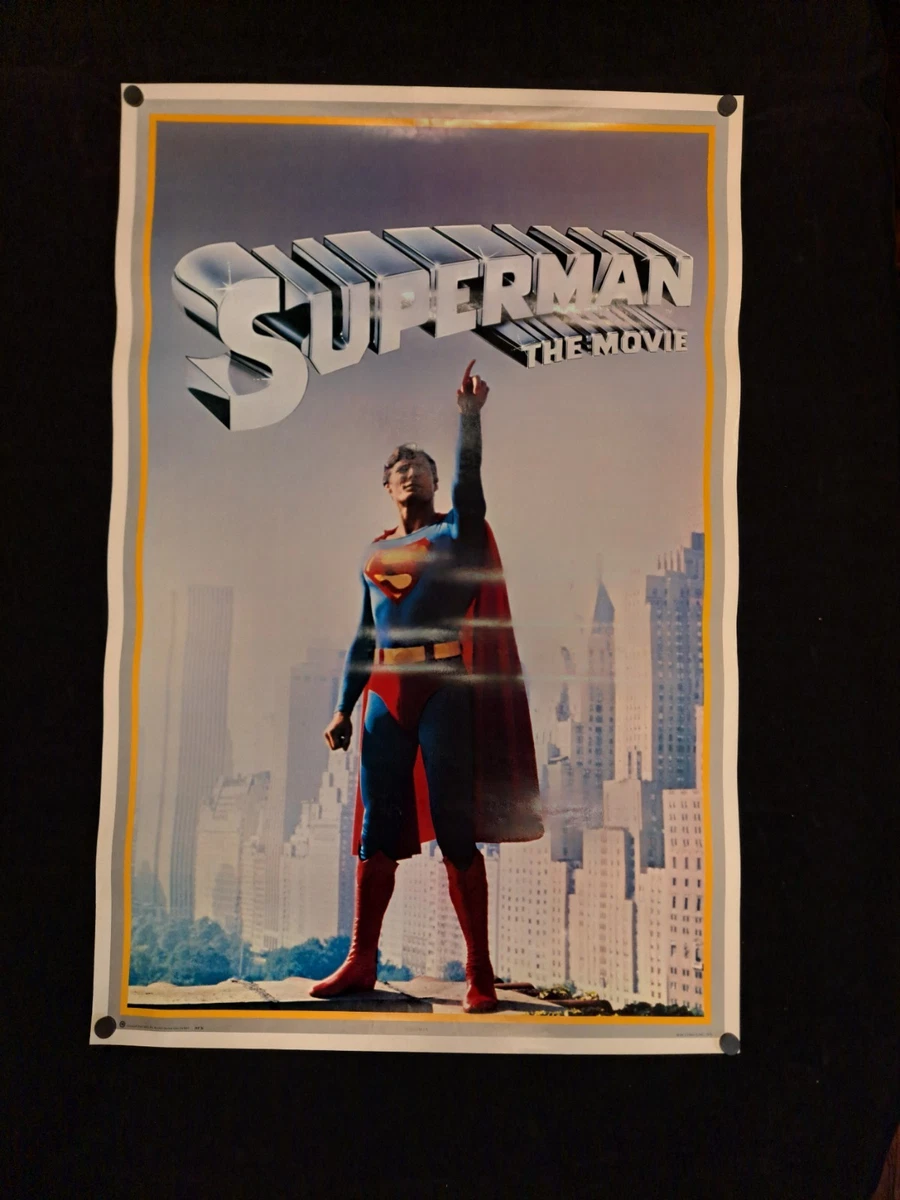 Superman Movie Poster Indiana Movie Memorabilia Original US