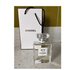 Image of NEW-CHANEL No.5 L'Eau de Toilette Spray Bottle, unboxed but in Original Gift Bag