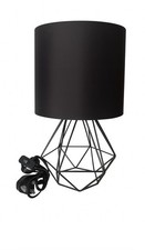 Image of Modern Black Chrome Base/Shade lamps 