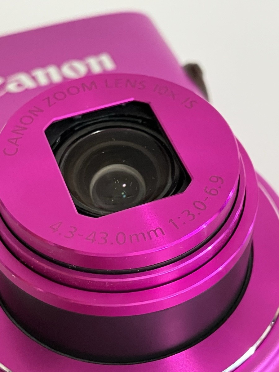 Canon IXY 610F PowerShot ELPH 330 HS IXUS 255 pink 12.1 MP