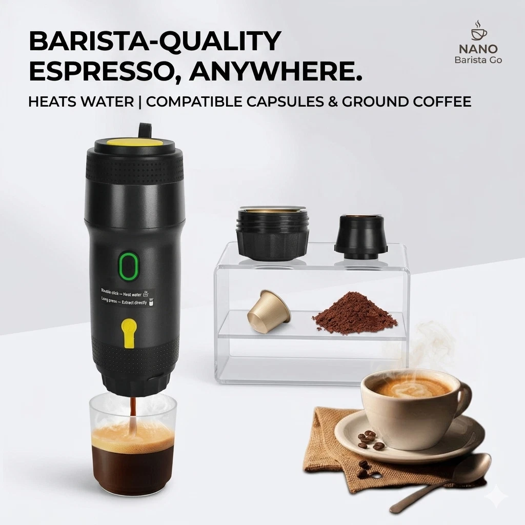 Portable Electric Espresso Machine Cordless Coffee Maker Self Heating Nespresso
Opens in a new windo