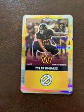 Tyler Biadasz SP 2025 Uno Elite Alt Jerseys #012 Yellow Foil Commander Colors