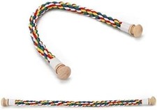 Bird Rope Stand Perch, Easy Mount on Backpack Carrier and Large, Multi Color