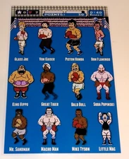 Nintendo NES Punch Out! Mike Tyson All Boxers Game Poster 1988 19" by 13"