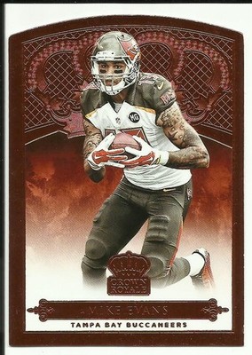 MIKE EVANS 2015 Panini Crown Royale Retail Bronze Diecut $4 Tampa Bay Buccaneers