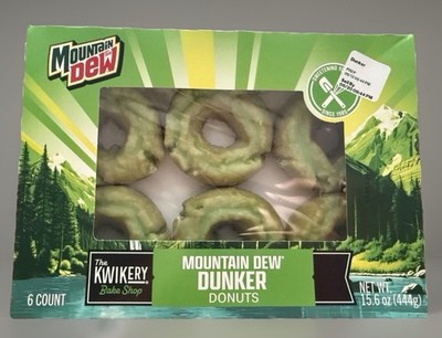 Mountain Dew Dunker Donuts Kwikery Bakery Kwik Trip 6 Count While Supplies Last!