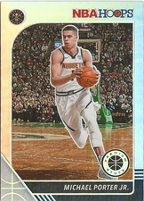 2019-20 Panini Hoops Premium Stock - Michael Porter Jr. Silver Prizm SP Nets