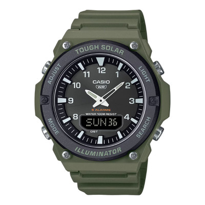 CASIO Uhr Timeless dunkelgrün AQ-S820W-3AVEF