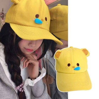 Cotton Unisex Hat With 3D Pig Ears Embroidery And Comfortable Sweatband Lining