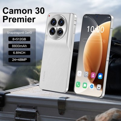 Camon 30 Premier Smartphone 6.8'' HD Factory Unlocked Android 8+512GB Dual SIM